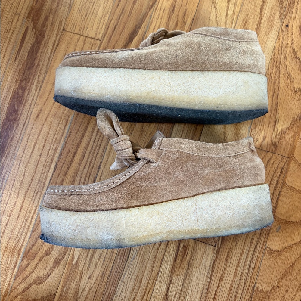 Loeffler Randall Suede Knot-Detail Loafers in Light Brown - Tabitha - Picture 3 of 7